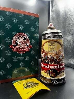 Anheuser-busch Collectors Club Membership Steins 2002 2003 2005 - ,